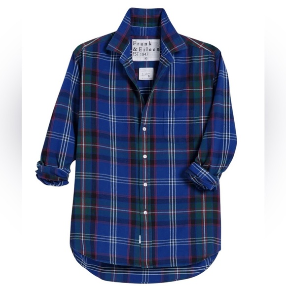 Frank & Eileen Flannel Button Down Shirt XXS - Picture 3 of 5